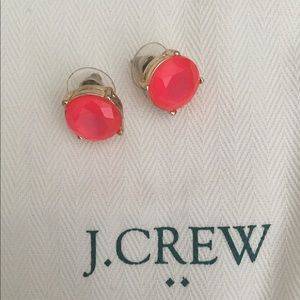 Pink J.Crew stud earrings